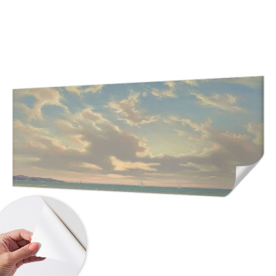 Self-adhesive photo wallpaper featuring a tranquil shoreline scene