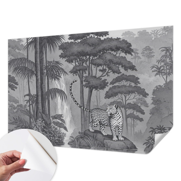 Removable wall mural wallpaper Tropical jungle