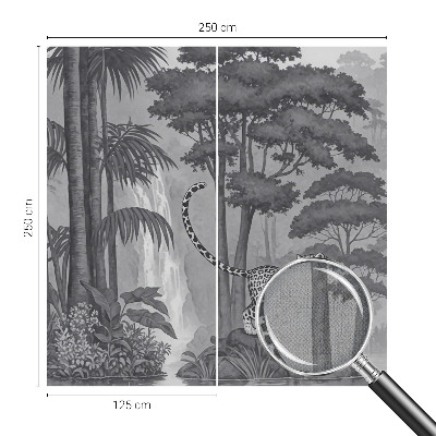Removable wall mural wallpaper Tropical jungle