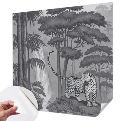 Removable wall mural wallpaper Tropical jungle