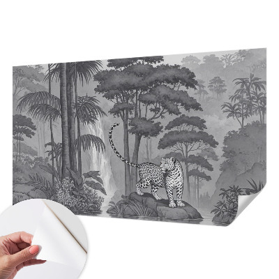 Removable wall mural wallpaper Tropical jungle
