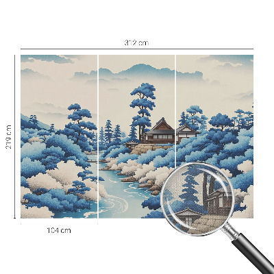 Peel and stick wall mural for bedroom Peaceful nature