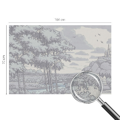 3D photo wallpaper mural Fairytale landscape