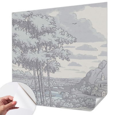 3D photo wallpaper mural Fairytale landscape