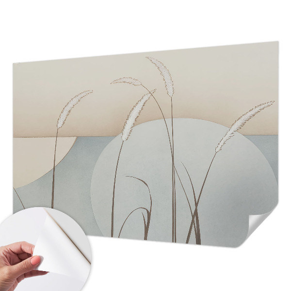 Baby room wall mural Gentle grasses