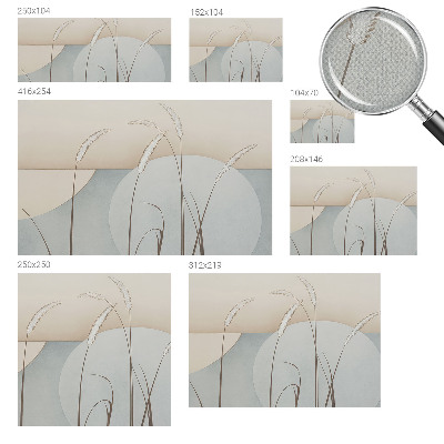 Baby room wall mural Gentle grasses