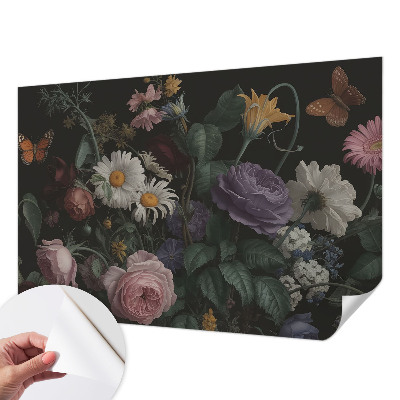 Peel and stick wallpaper mural Floral elegance
