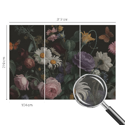 Peel and stick wallpaper mural Floral elegance