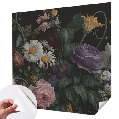 Peel and stick wallpaper mural Floral elegance