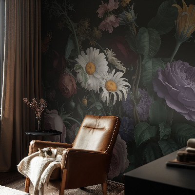 Peel and stick wallpaper mural Floral elegance