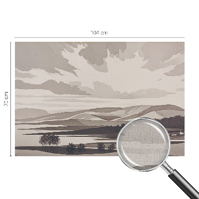 Self-adhesive photo wallpaper A peaceful landscape
