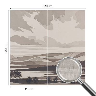 Self-adhesive photo wallpaper A peaceful landscape