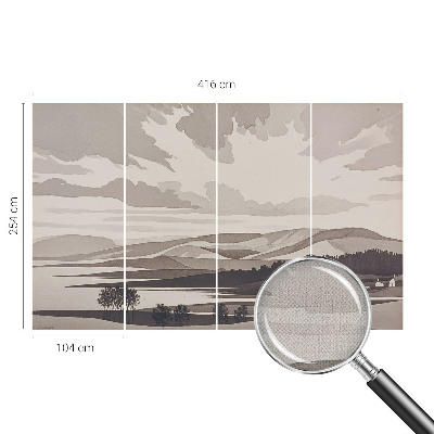 Self-adhesive photo wallpaper A peaceful landscape