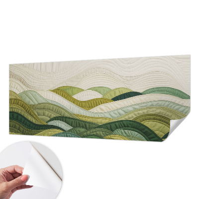 Stick-on wall mural Fabric Hills