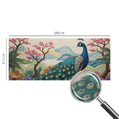 Peel and stick wall mural for living room Exotic beauty