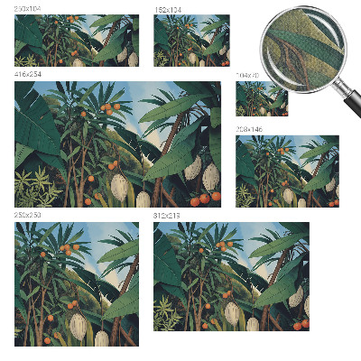 3D wall mural Tropical jungle