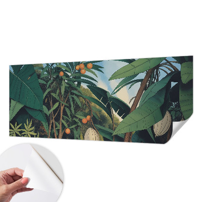 3D wall mural Tropical jungle