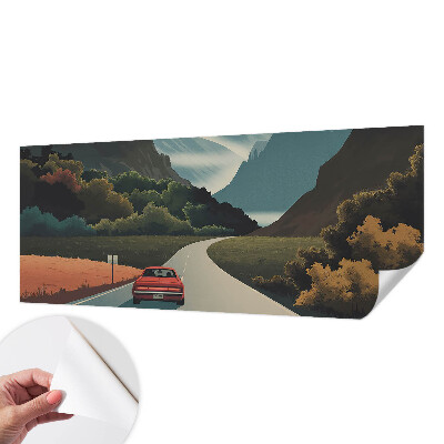 Nursery wall mural Mountain adventure