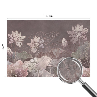 Peel and stick wall mural for bedroom Peaceful botany