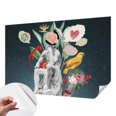 3D wall mural Surrealist art