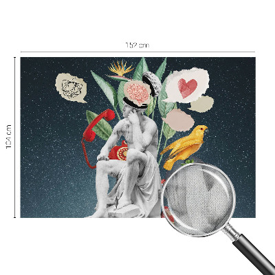 3D wall mural Surrealist art