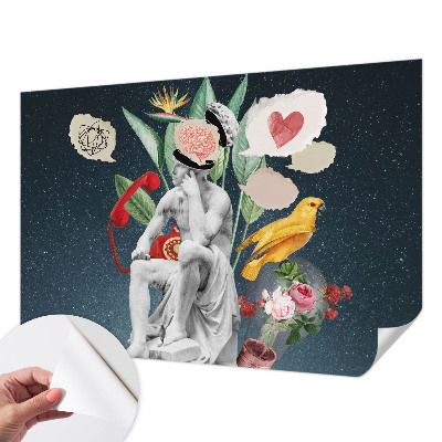 3D wall mural Surrealist art