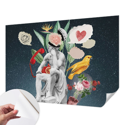 3D wall mural Surrealist art