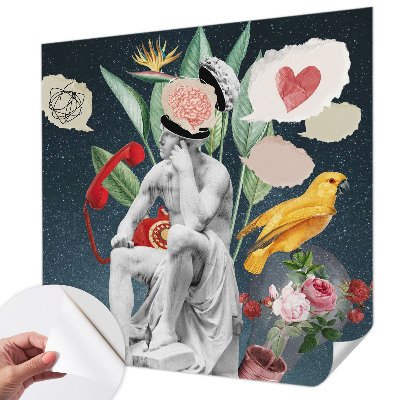 3D wall mural Surrealist art