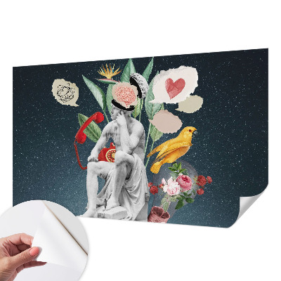 3D wall mural Surrealist art