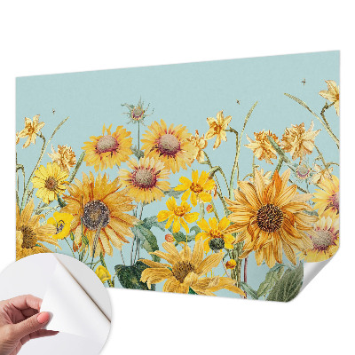 3D photo wallpaper mural Summer garden