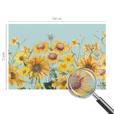 3D photo wallpaper mural with a summer garden design