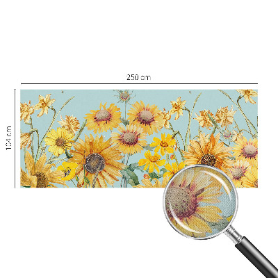 3D photo wallpaper mural with a summer garden design