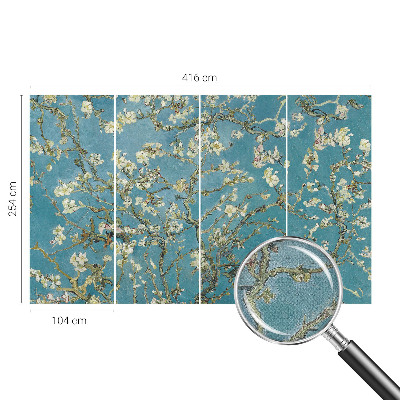 Nursery wall mural Flowering branches