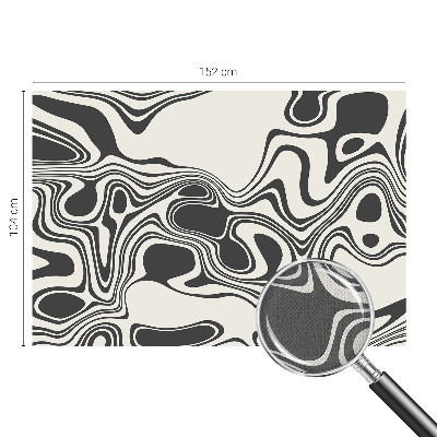 3D photo wallpaper mural with a dynamic lines design