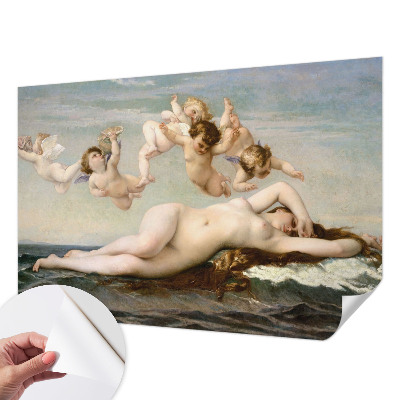 Peel and stick wall mural with a mythical scene
