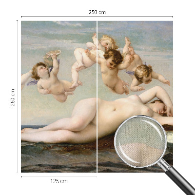 Peel and stick wall mural with a mythical scene