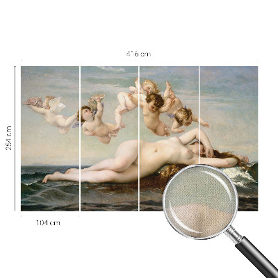 Peel and stick wall mural with a mythical scene