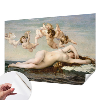 Peel and stick wall mural with a mythical scene