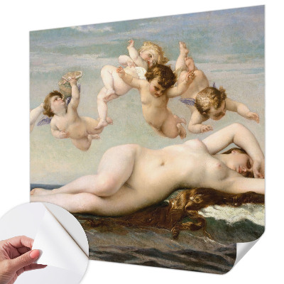 Peel and stick wall mural with a mythical scene