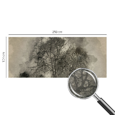Baby room wall mural Mysterious trees