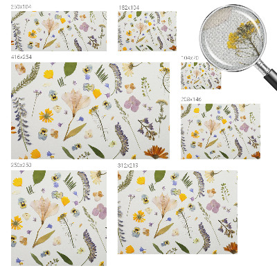 Stick-on wall mural Spring flowers