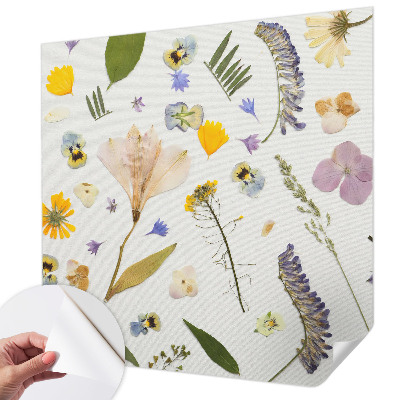 Stick-on wall mural Spring flowers