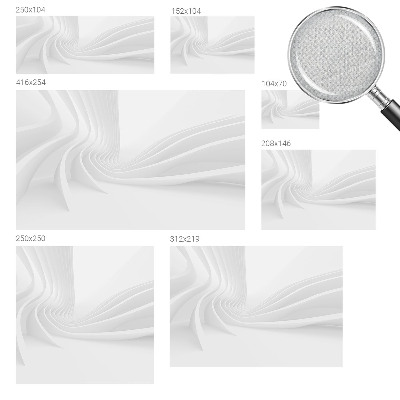 Peel and stick wall mural for bedroom Wavy lines
