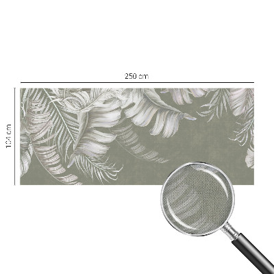 3D wall mural Delicate leaves