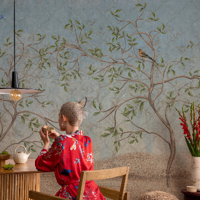 Self-adhesive photo wallpaper Birds in the trees