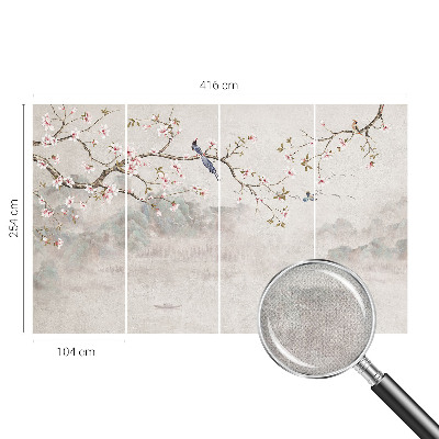 3D photo wallpaper mural Oriental landscape