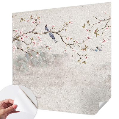 3D photo wallpaper mural featuring an oriental landscape