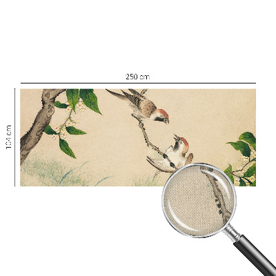 3D wall mural classic duo design