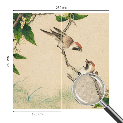 3D wall mural Classic duo