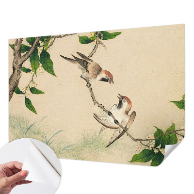 3D wall mural Classic duo